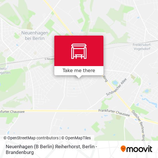 Neuenhagen (B Berlin) Reiherhorst map