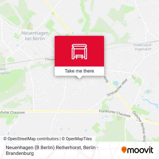 Neuenhagen (B Berlin) Reiherhorst map