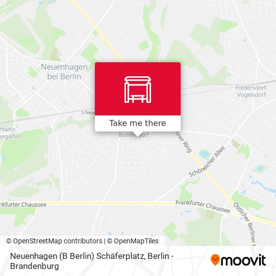 Neuenhagen (B Berlin) Schäferplatz map