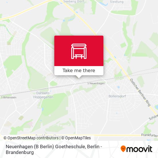 Neuenhagen (B Berlin) Goetheschule map