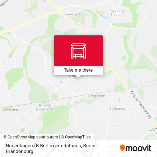 Neuenhagen (B Berlin) am Rathaus map