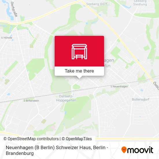 Neuenhagen (B Berlin) Schweizer Haus map