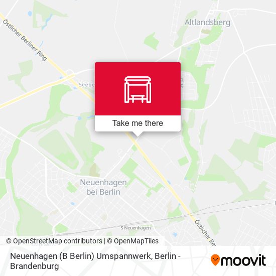 Neuenhagen (B Berlin) Umspannwerk map