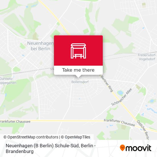 Neuenhagen (B Berlin) Schule-Süd map