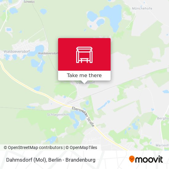 Dahmsdorf (Mol) map