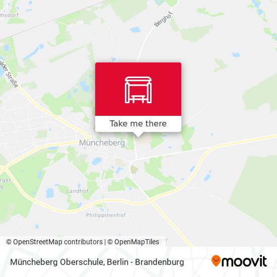 Müncheberg Oberschule map
