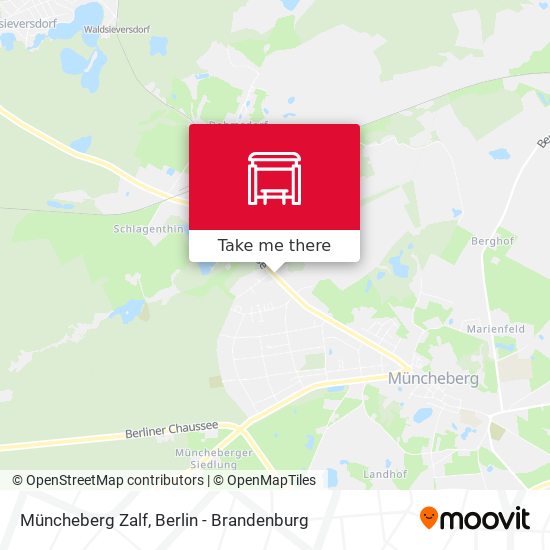 Müncheberg Zalf map