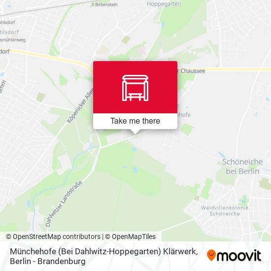 Münchehofe (Bei Dahlwitz-Hoppegarten) Klärwerk map