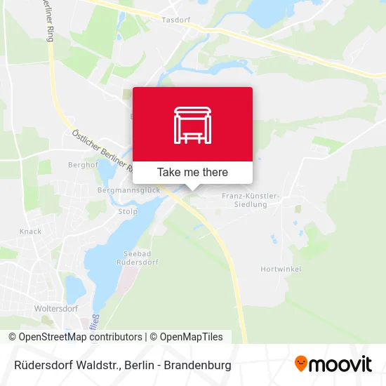 Rüdersdorf Waldstr. map