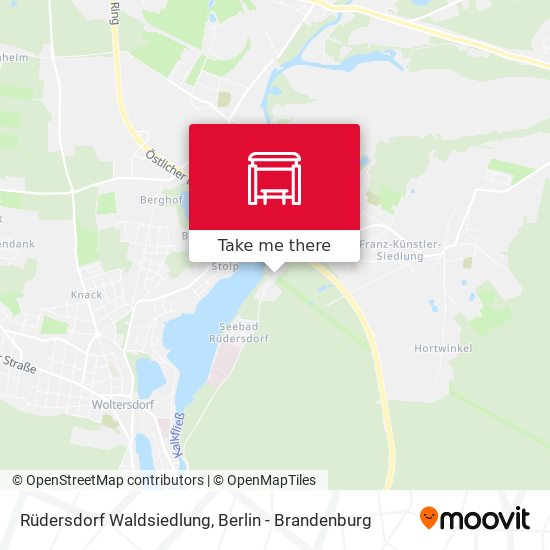 Rüdersdorf Waldsiedlung map