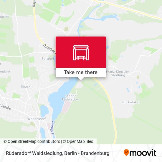 Rüdersdorf Waldsiedlung map
