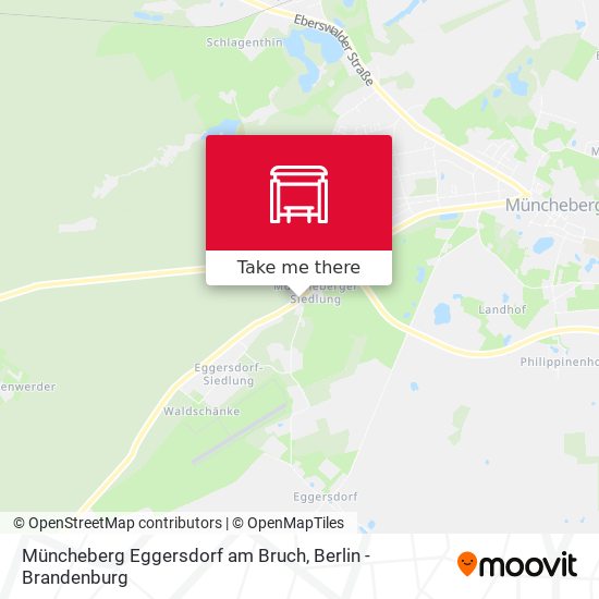 Müncheberg Eggersdorf am Bruch map