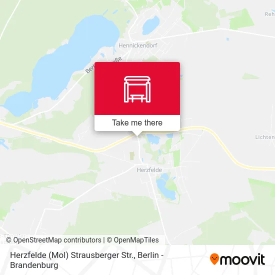 Herzfelde (Mol) Strausberger Str. map
