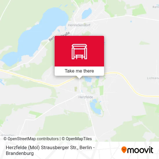 Herzfelde (Mol) Strausberger Str. map