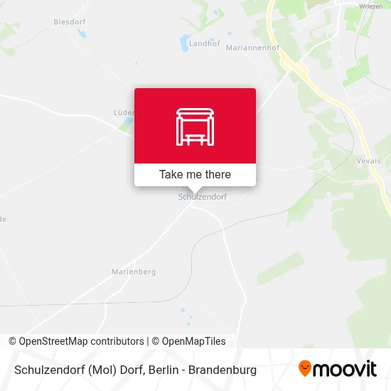 Schulzendorf (Mol) Dorf map