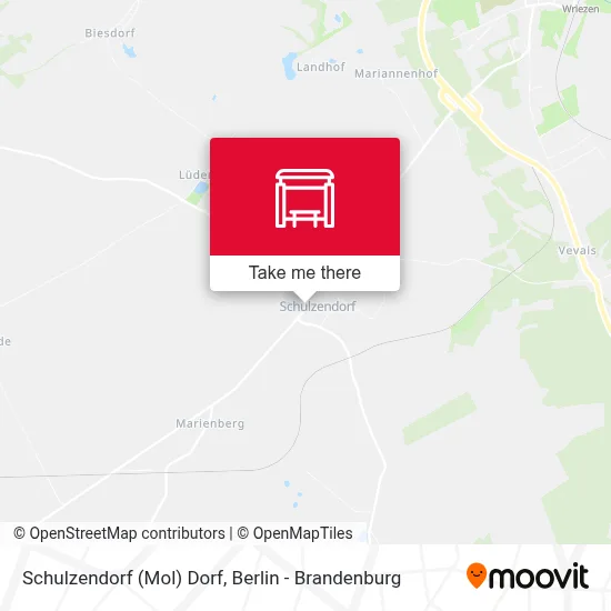 Schulzendorf (Mol) Dorf map