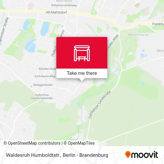 Waldesruh Humboldtstr. map