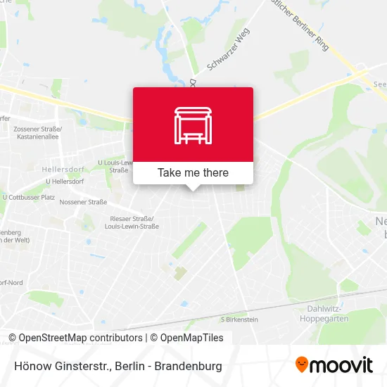 Hönow Ginsterstr. map