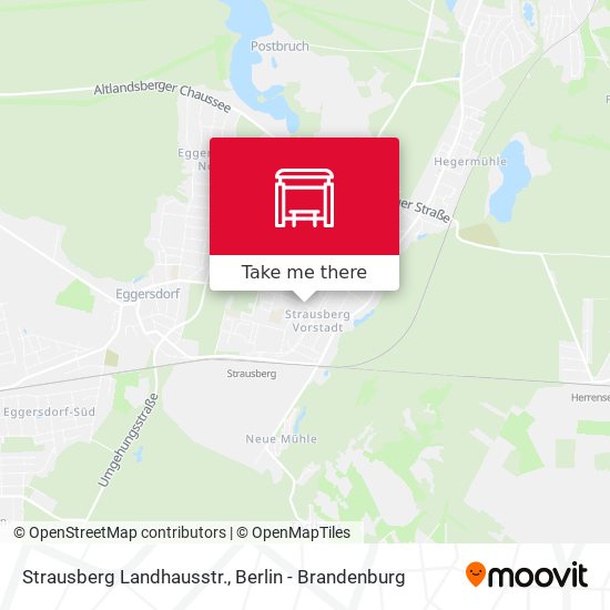 Strausberg Landhausstr. map