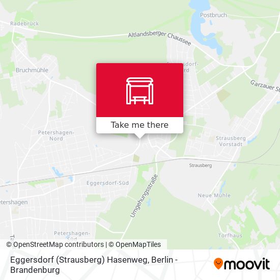 Eggersdorf (Strausberg) Hasenweg map