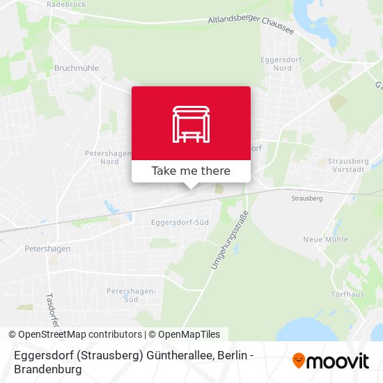 Eggersdorf (Strausberg) Güntherallee map