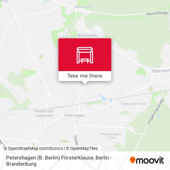 Petershagen (B. Berlin) Försterklause map