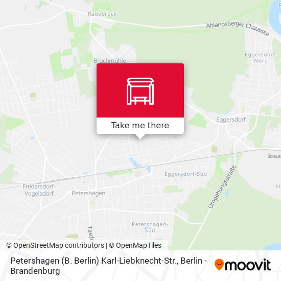 Petershagen (B. Berlin) Karl-Liebknecht-Str. map