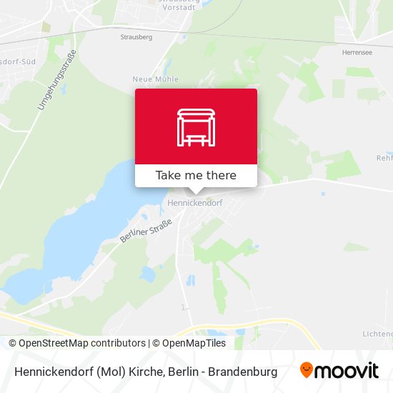 Hennickendorf (Mol) Kirche map