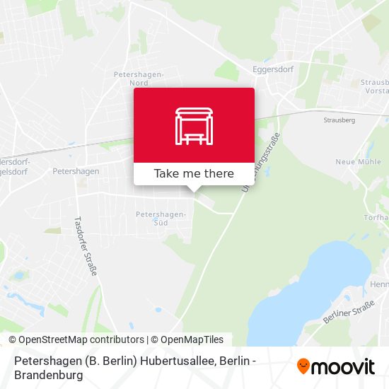 Petershagen (B. Berlin) Hubertusallee map