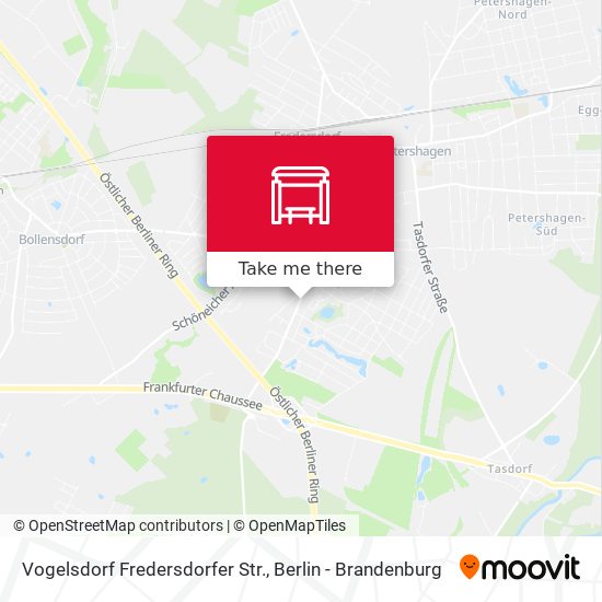 Vogelsdorf Fredersdorfer Str. map