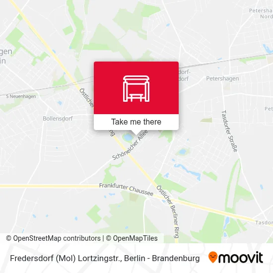Fredersdorf (Mol) Lortzingstr. map