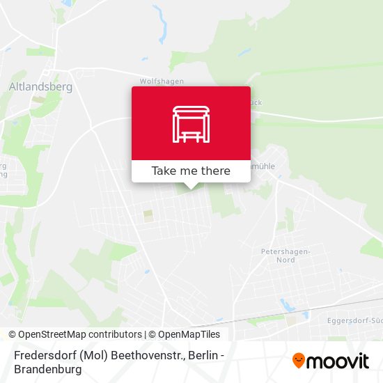 Fredersdorf (Mol) Beethovenstr. map