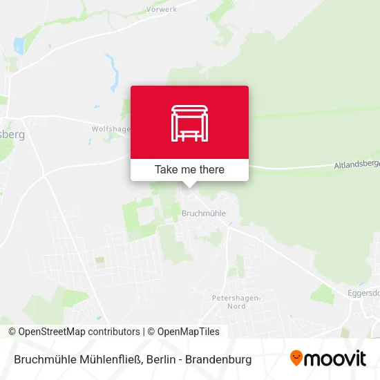 Карта Bruchmühle Mühlenfließ