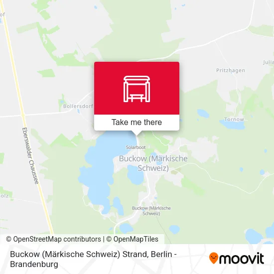Карта Buckow (Märkische Schweiz) Strand