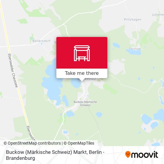 Карта Buckow (Märkische Schweiz) Markt