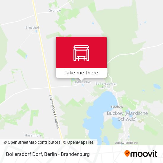Bollersdorf Dorf map