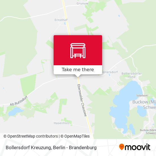 Bollersdorf Kreuzung map