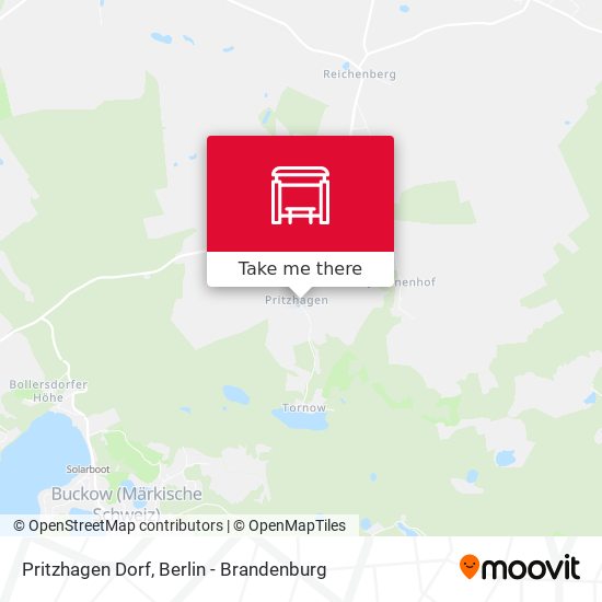 Pritzhagen Dorf map