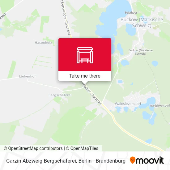 Карта Garzin Abzweig Bergschäferei