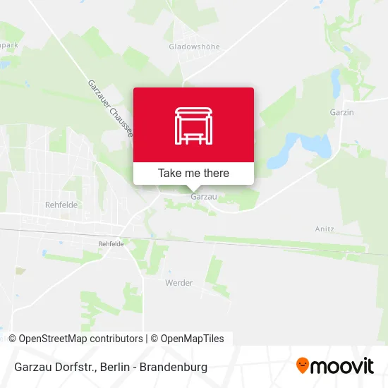Garzau Dorfstr. map