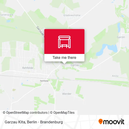 Garzau Kita map