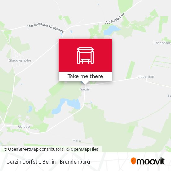 Garzin Dorfstr. map