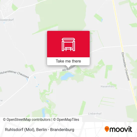 Ruhlsdorf (Mol) map