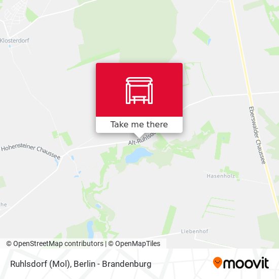 Ruhlsdorf (Mol) map