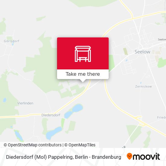 Diedersdorf (Mol) Pappelring map