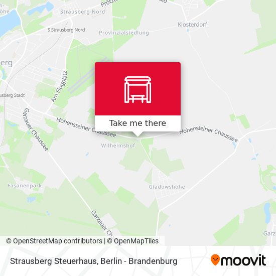 Strausberg Steuerhaus map