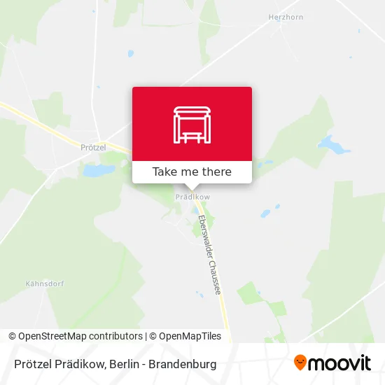 Карта Prötzel Prädikow