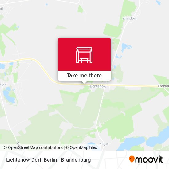 Lichtenow Dorf map