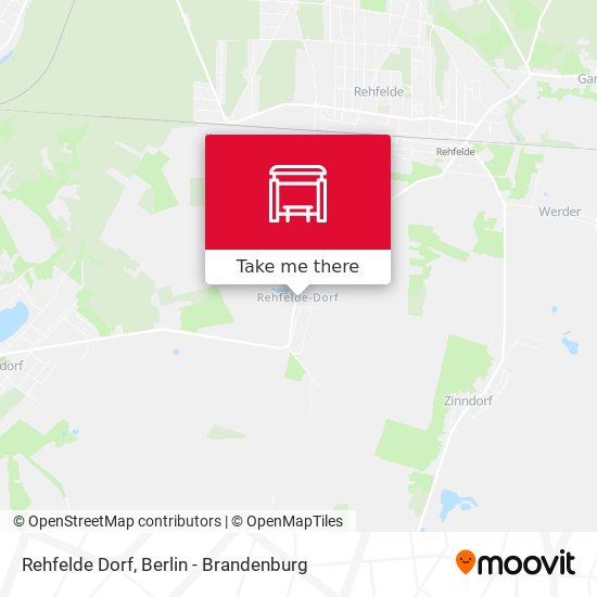 Rehfelde Dorf map