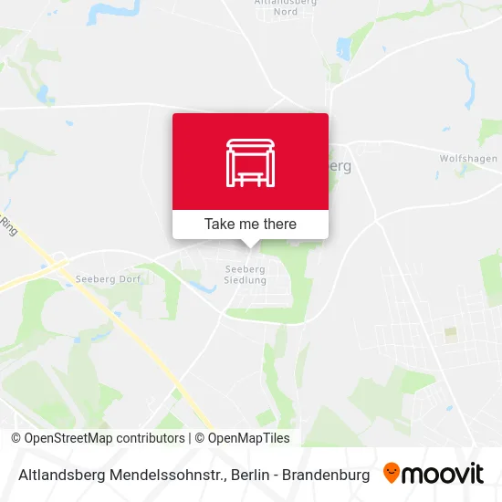 Altlandsberg Mendelssohnstr. map